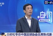 媒体人：陈戌源是对的，中国足球就是公益，没拨款就活不了_白岩松_专访_丰臻